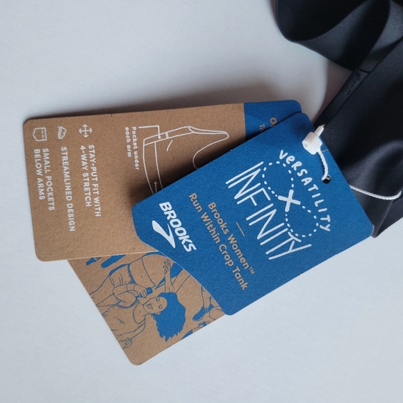 Brooks NWT Women's Run Within Crop Tank. - Picture 7 of 10